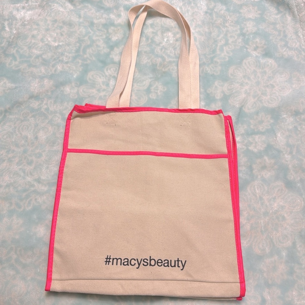 Macy’s canvas large tote
